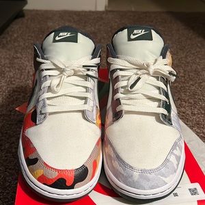 Nike Dunk Low SE Multi Camo Size 13